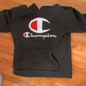 Black champion force hoodie